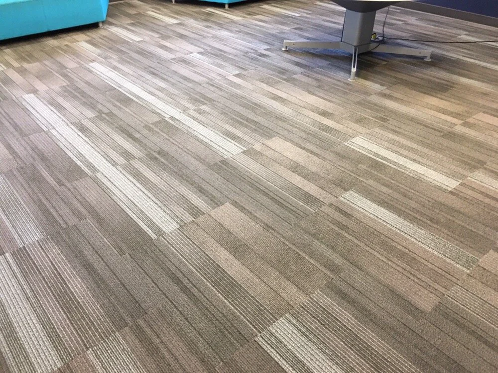 Commercial carpet tile cleaning for business office space in Bryan TX